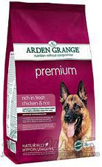 Arden Grange Adult Dog Premium su šviežia vištiena be kukurūzų 6 kg.